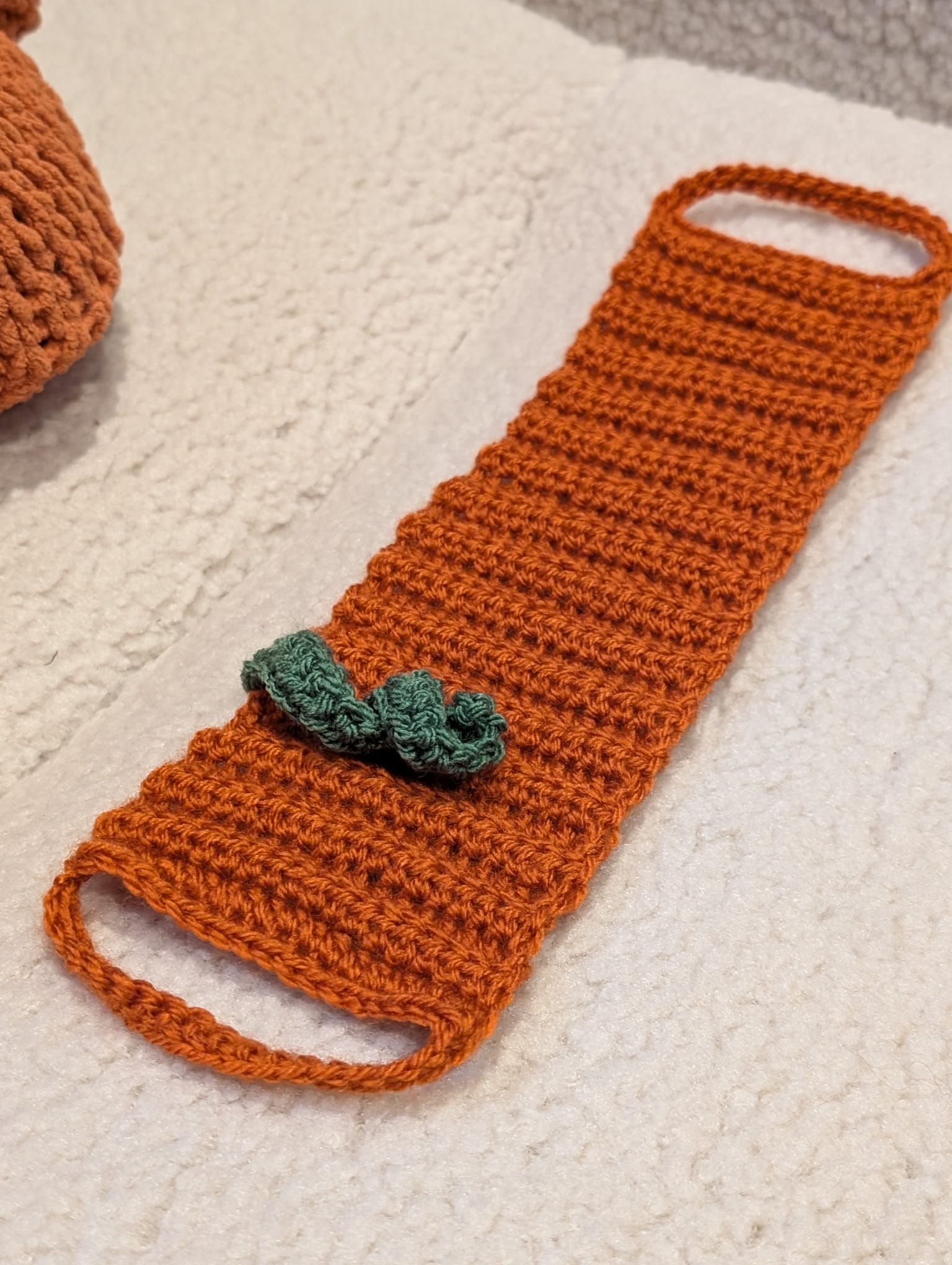 Handmade Crochet Pumpkin Mug Cozy | Autumn Mug Sleeve | Cosy Fall Gift